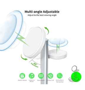 Esoulk - 3-IN-1 Magnetic Wireless Charging Stand [EK-6008WH] - White