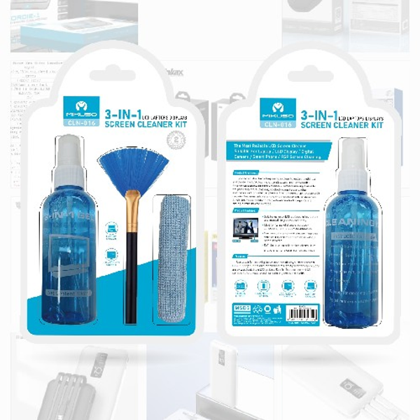 Mikuso 3-in-1 LCD Laptops Displays Screen Cleaning Kit [CLN-016]