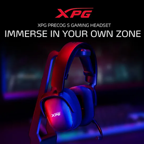 XPG PRECOG S Wired Black Gaming Headset w/ Mic + Windows Sonic 3D