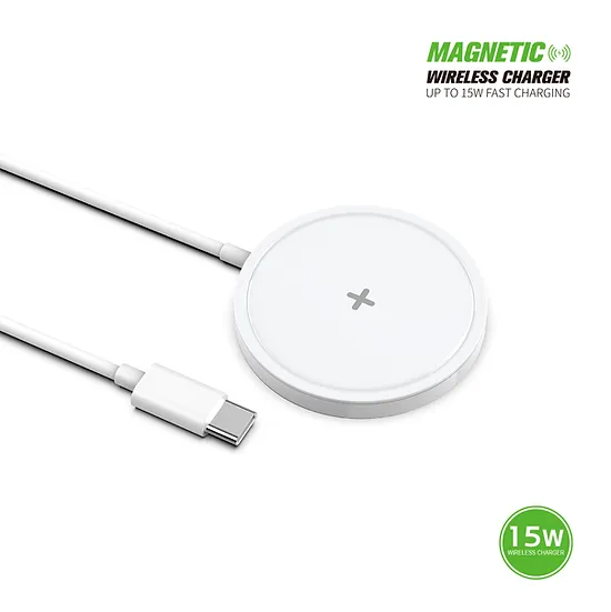 ESOULK 15W Magnetic Wireless Charger [EW07WH] - White