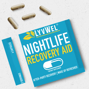 Nightlife Recovery Aid Aka Hangover Remedy / DHM detox / Drinkers vitamin 20 on the go packs | 40 servings | 80 capsules