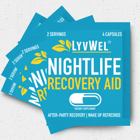 Nightlife Recovery Aid Aka Hangover Remedy / DHM detox / Drinkers vitamin 5 on the go packs | 20 capsules