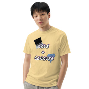 CODE & CONQUER Geek Street Originals Heavyweight t-shirt.