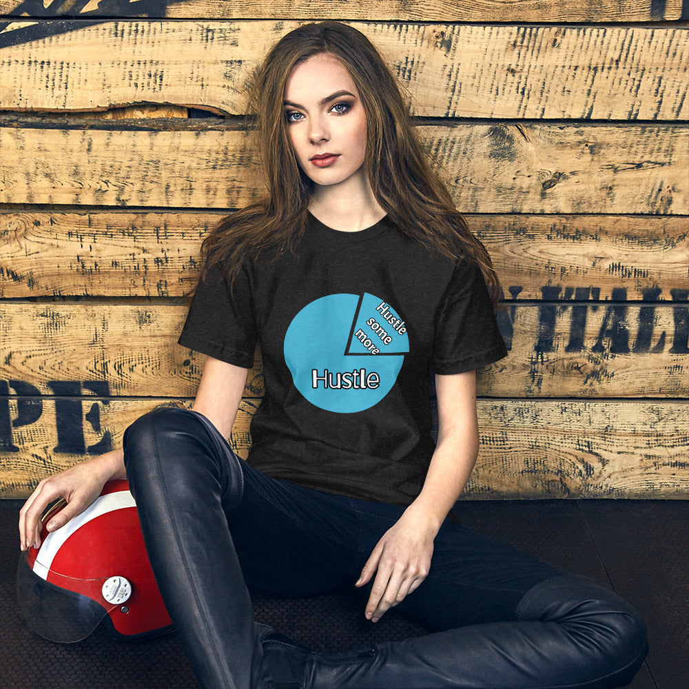 Hustle + Hustle Some More Pie Chart Tee: Blueprint for Ambition