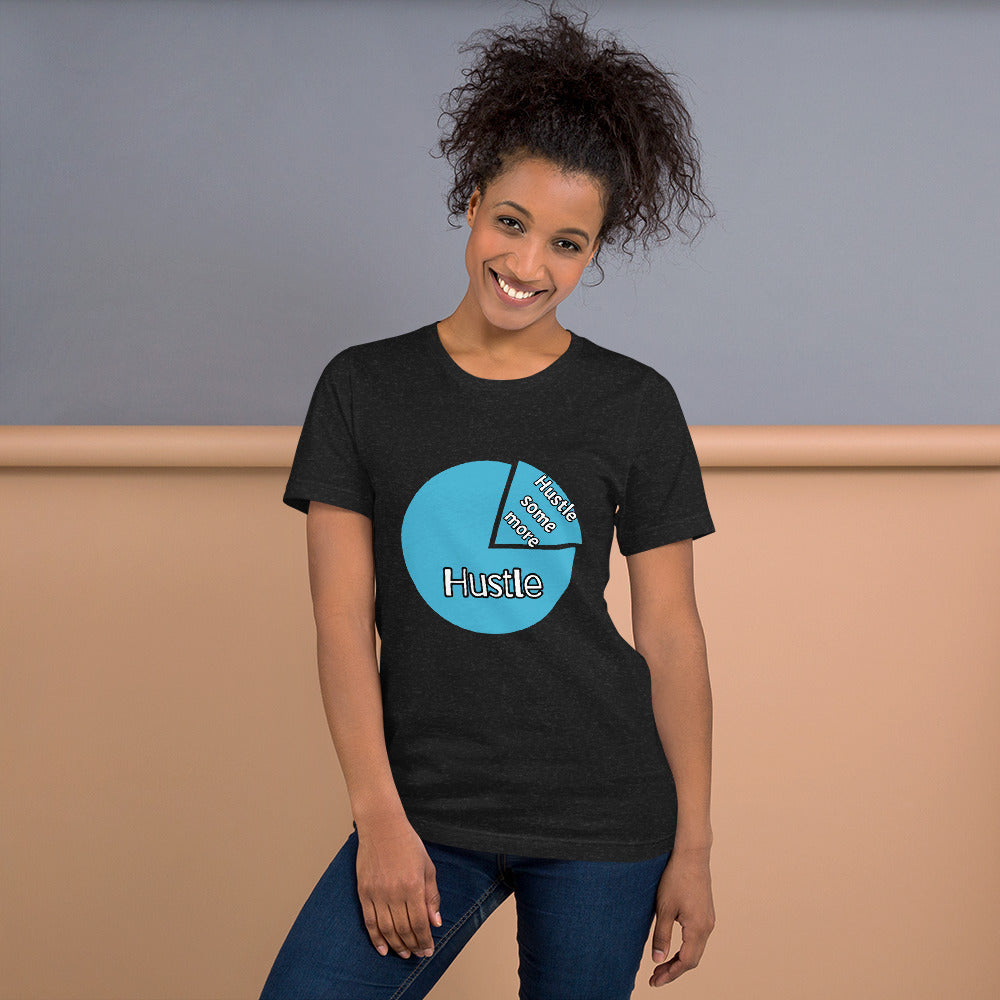 Hustle + Hustle Some More Pie Chart Tee: Blueprint for Ambition