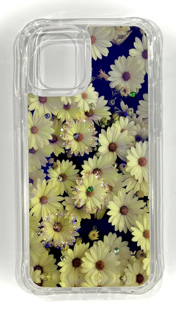 Iphone 12Pro Max ( 6.7 Inch) Flower Design Case Flower White