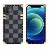 Iphone 12 / 12Pro (6.1 Inch) Checker Design Case Black