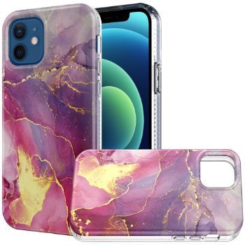 Iphone 12 / 12Pro (6.1 Inch) Design Case Marble Pink