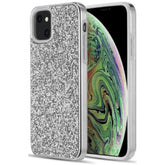 Iphone 13Pro Max (6.7Inch) Rock Diamond Case Silver