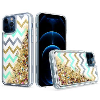 Iphone 12 / 12Pro (6.1 Inch) Design Waterfloating Case Chevron