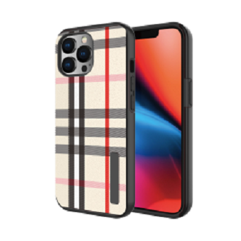 Iphone 13Pro Max (6.7Inch) Checkered Design Case Beige