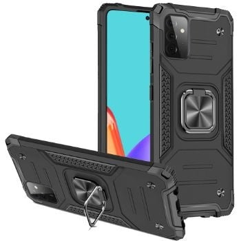 Iphone Xs Max Square Ring Case Black