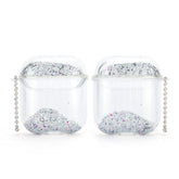 Airpod 1/2 Sparkles Floating Case Silver