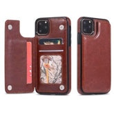 Iphone 13Pro (6.1 Inch) Leather Backflip Wallet Case Brown