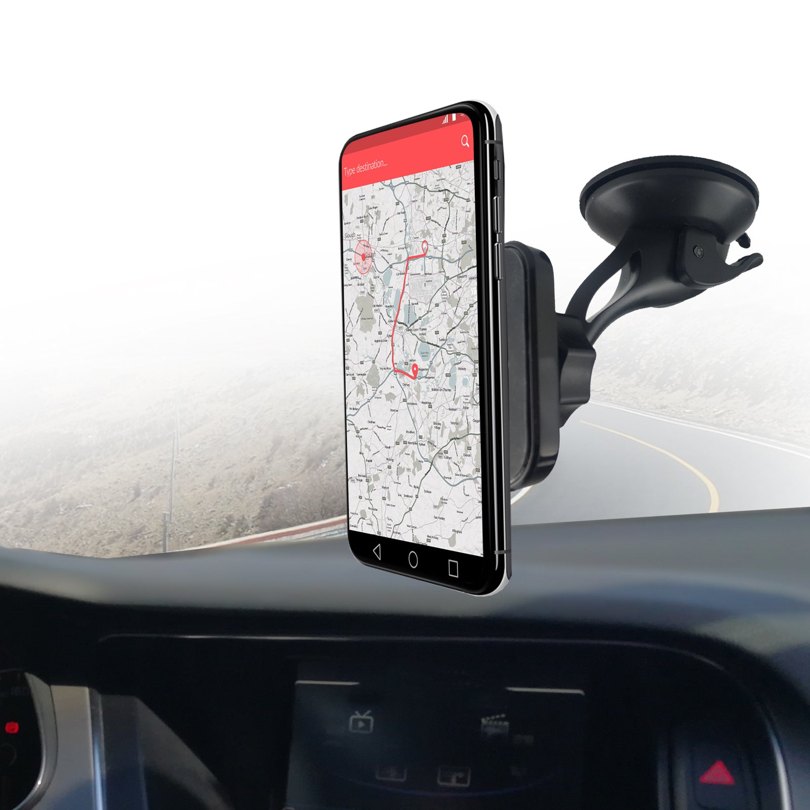 Esoulk Square Magnetic Car Mount Holder