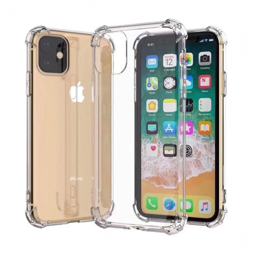 Iphone 12 / 12Pro (6.1 Inch) Tpu Case All Clear with edges