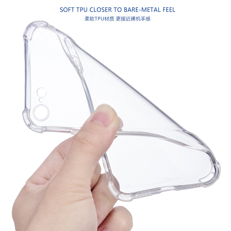 Iphone 7 / 8 / SE Soft Clear Tpu Case With Edges