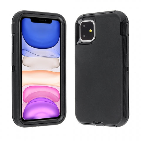 Iphone 11Pro (5.8 Inch) Full Protection Construction Case In Black/Black