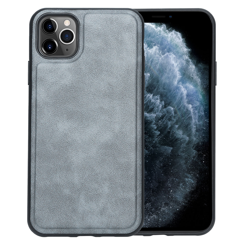 Iphone 11Pro (5.8 Inch) Leather Case Grey