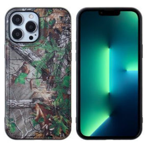 Iphone 12 / 12Pro (6.1 Inch) Camo Backflip Wallet Case Wood