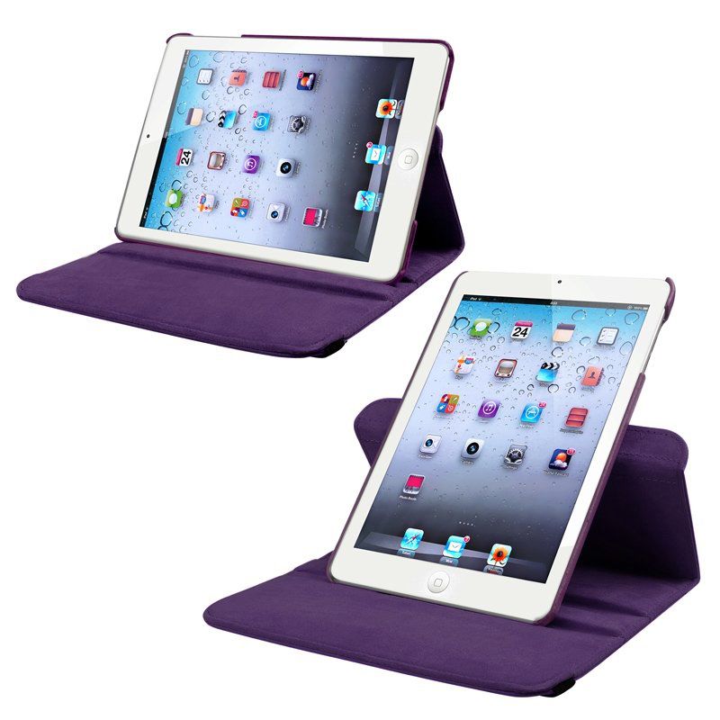 Apple Ipad 10.2 / 10.5 Inch Rotating Folio Case Purple