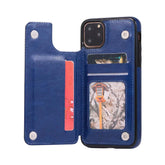 Iphone 11 (6.1Inch) Back Flip Credit Card Case Blue