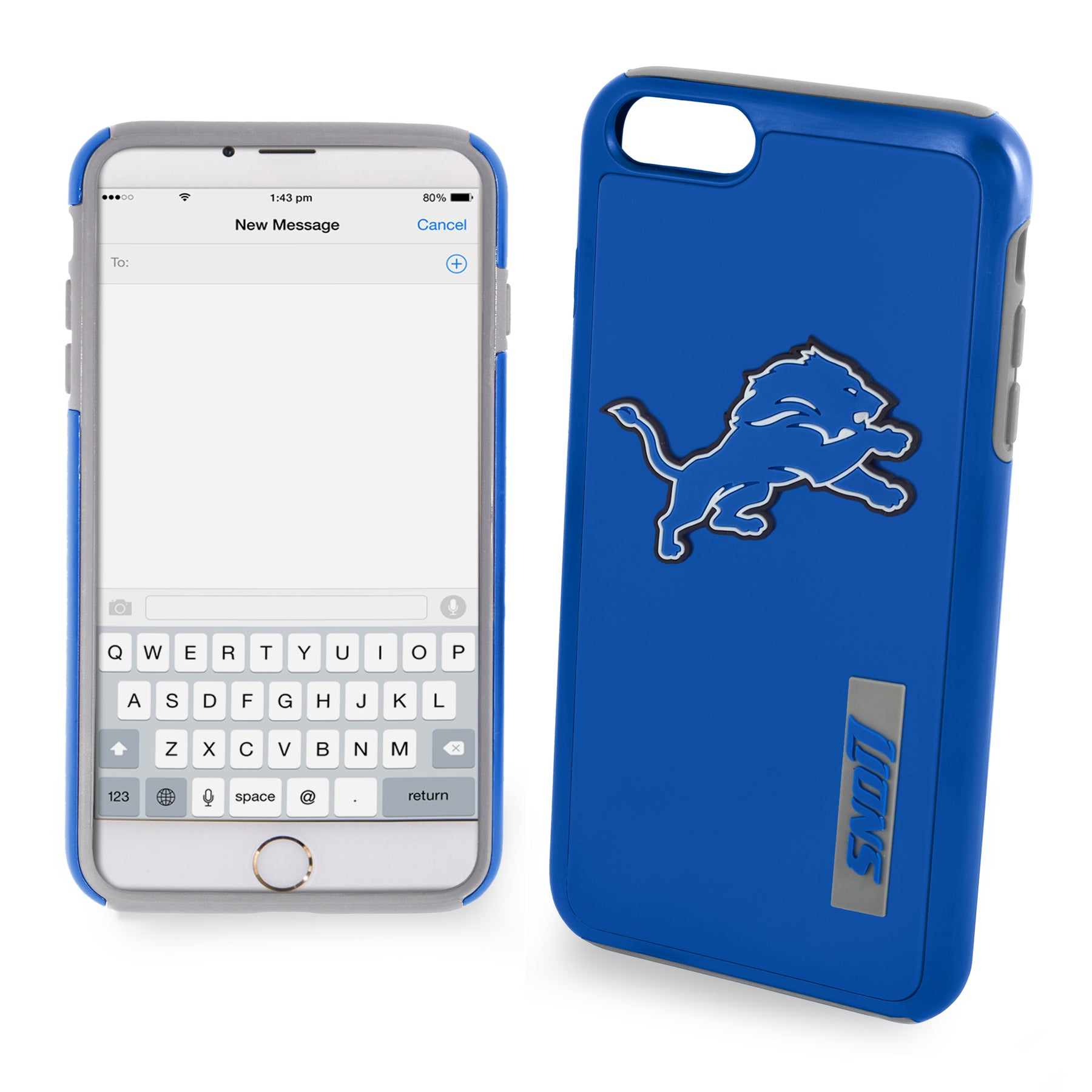 Iphone 7 / 8 / SE Licensed Team Case Impact NFL Detroit Lions