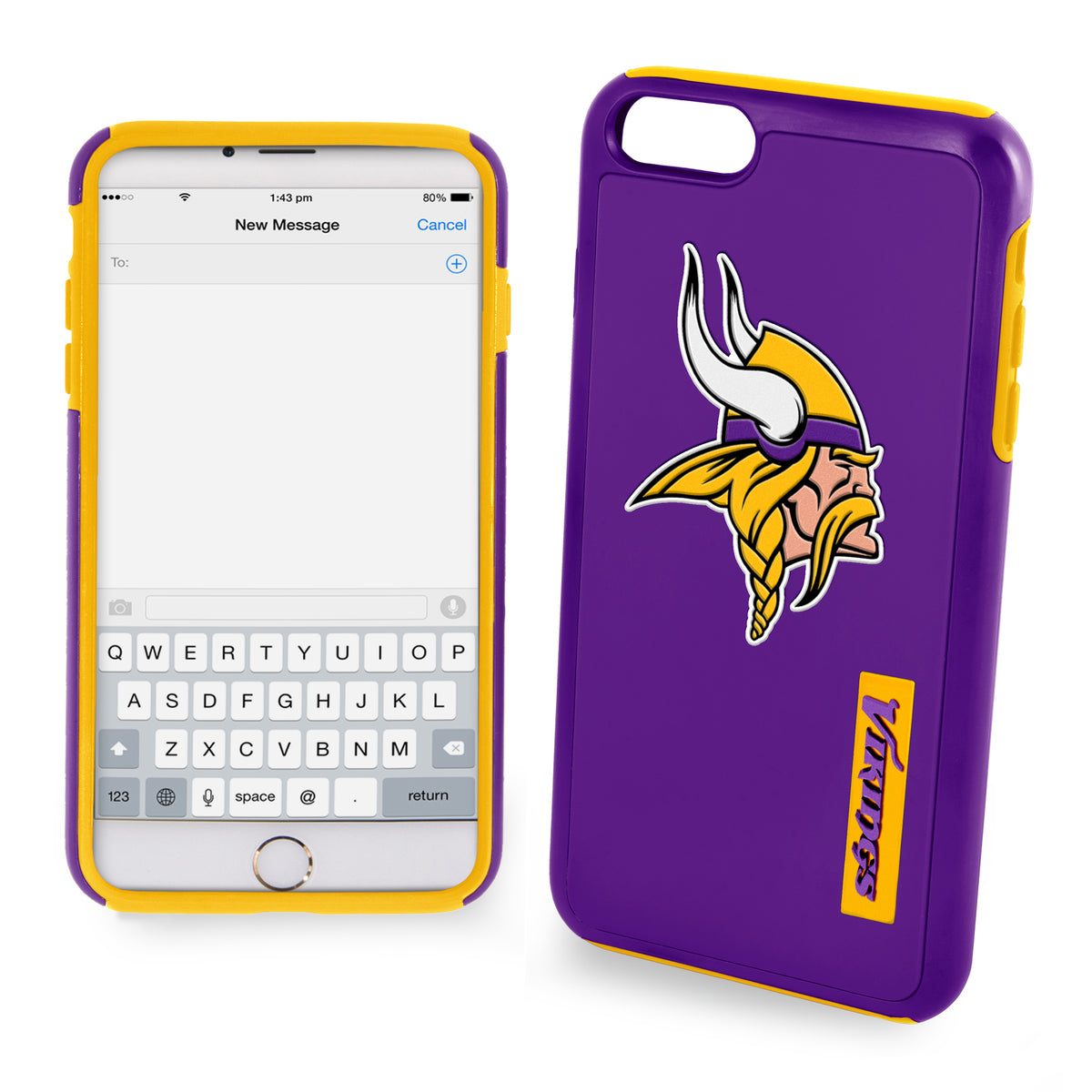 Iphone 7 / 8 / SE Licensed Team Case Impact NFL Minnesota Vikings