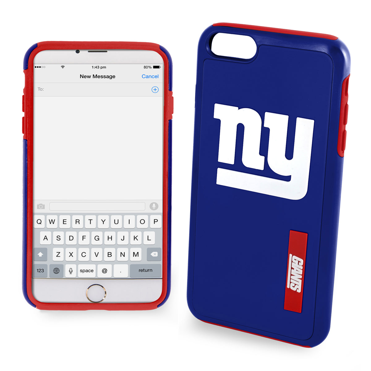 Iphone 7Plus / 8Plus Licensed Team Case Impact NFL New York Giants