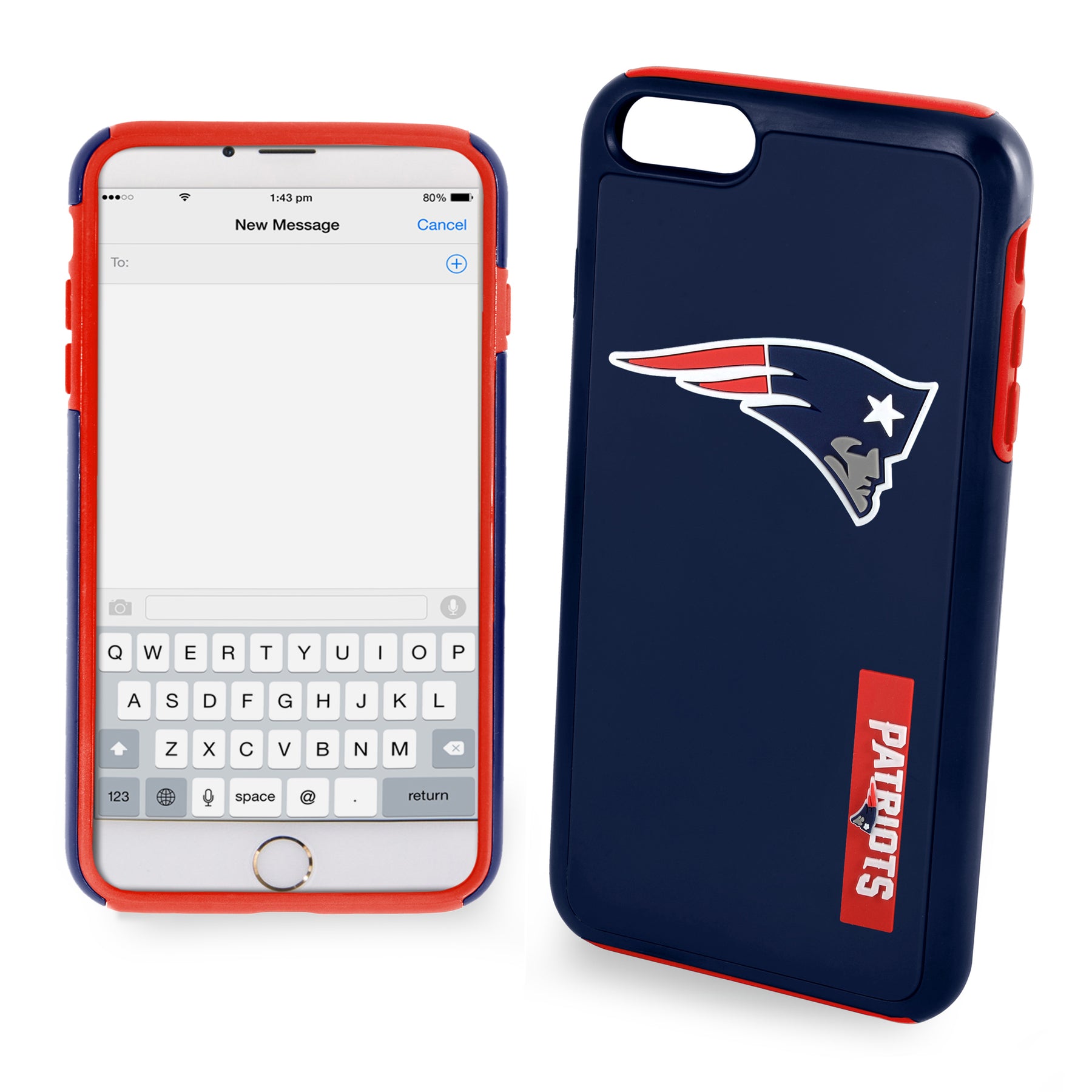 Iphone 7 / 8 / SE Licensed Team Case Impact NFL New England Patriots