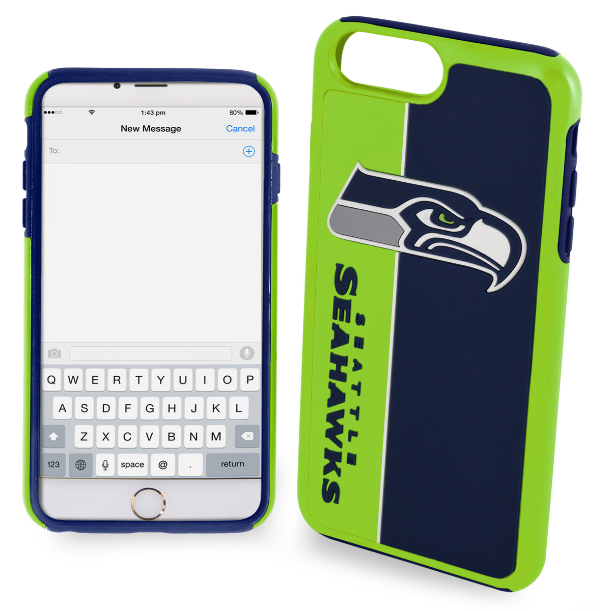 Iphone 7Plus / 8Plus Licensed Team Case Bold NFL Seattle Seahawks