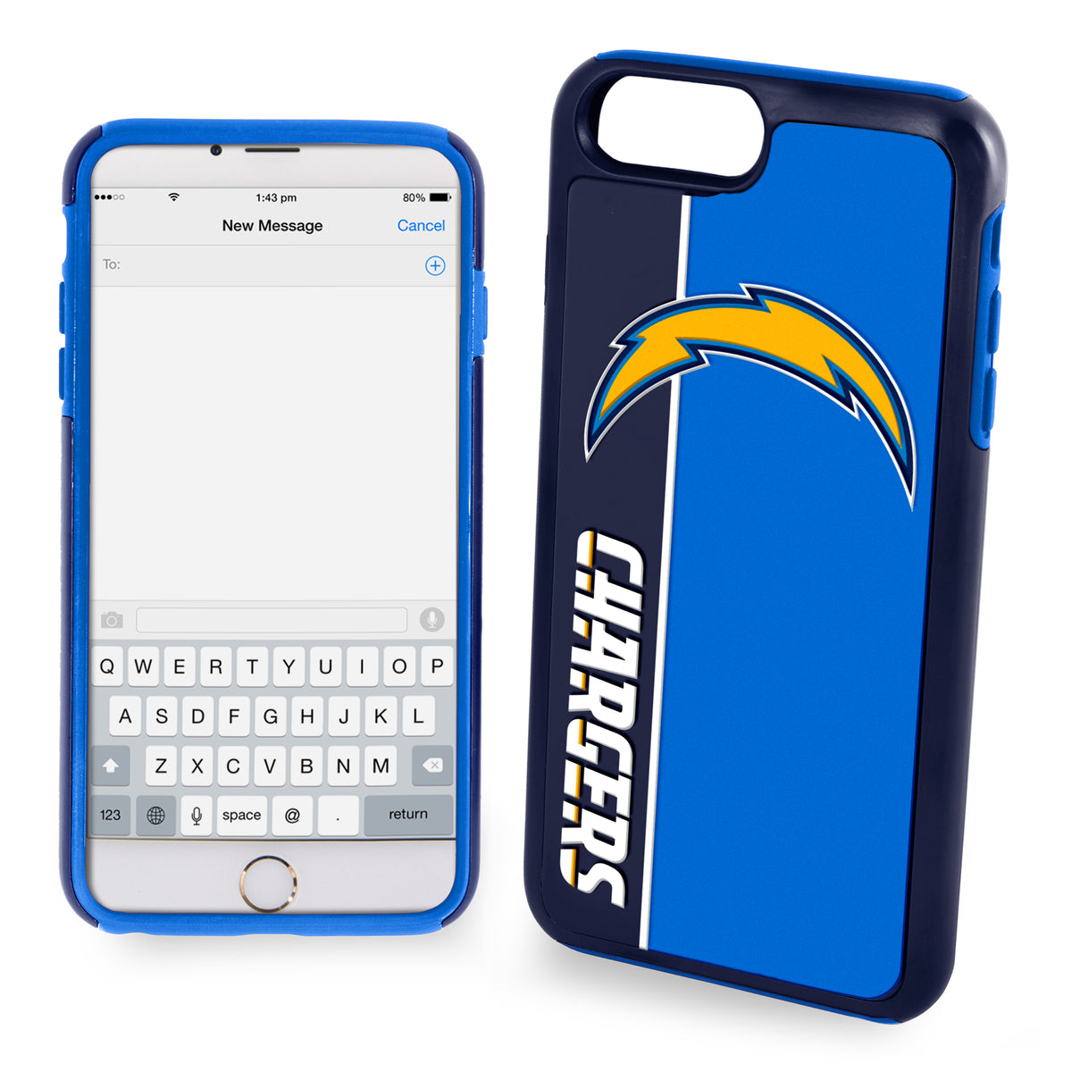 iPhone 7 / 8 / SE Licensed Team Case Bold NFL Los Angeles Chargers