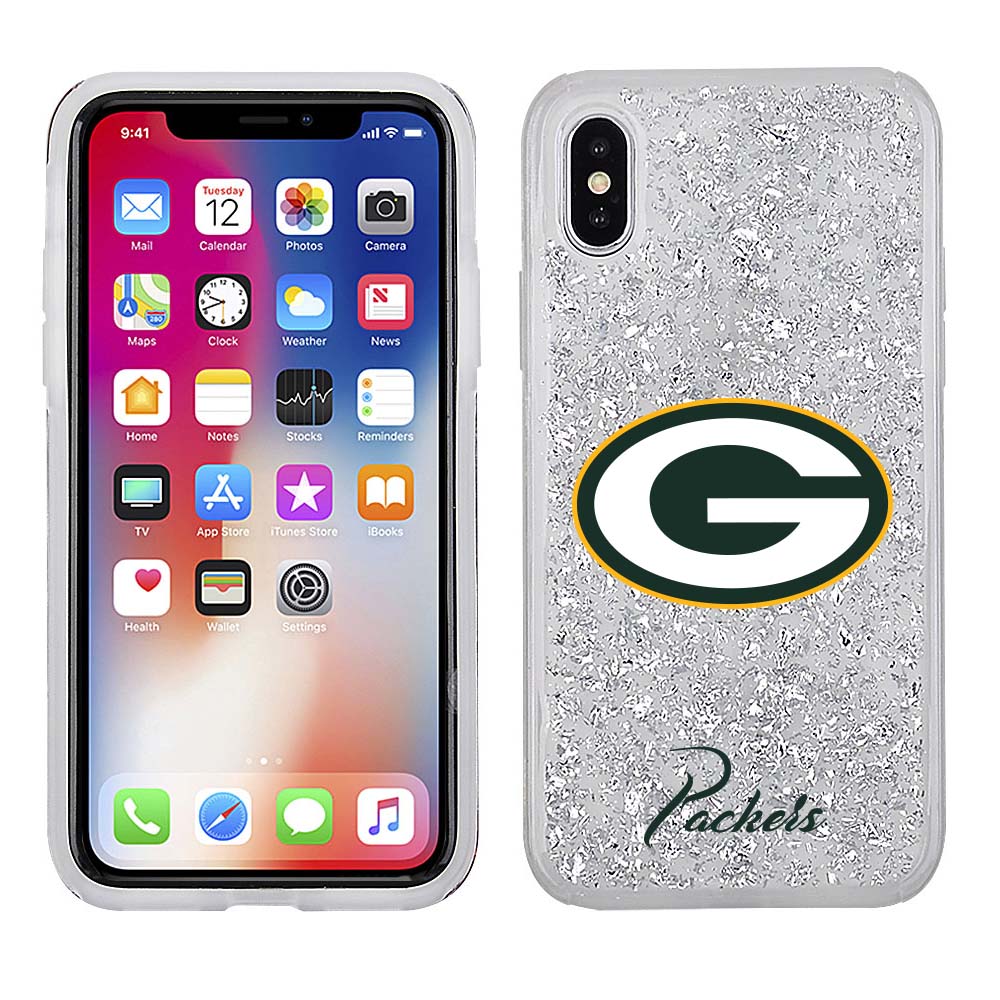 iPhone X / XS Licensed Team Case Glitter NFL Green Bay Packers