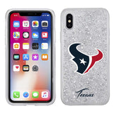 Iphone Xs Max Licensed Team Case Glitter NFL Houston Texans