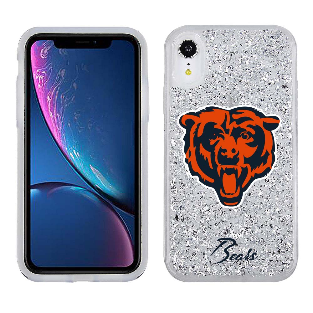 Iphone XR Licensed Team Case Glitter NFL Chicago Bears