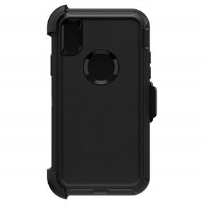 Iphone Xs Max Full Protection Heavy Duty Construction Case In Black