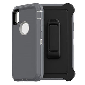 Iphone XR Construction Case In Grey/White