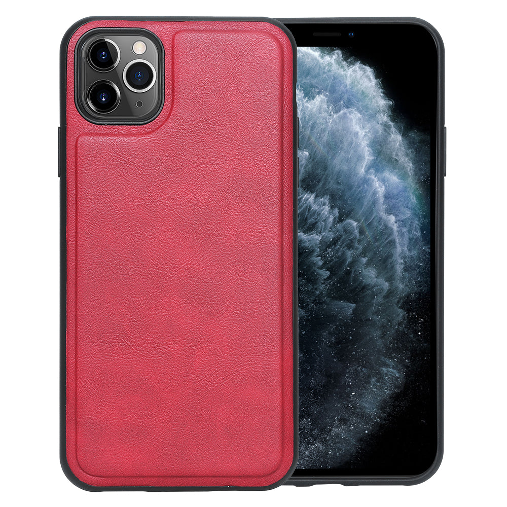 Iphone 11Pro (5.8 Inch) Leather Case Red