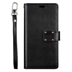 Iphone 11 (6.1 Inch) Wallet Flip Case With Extra Card Slots Black