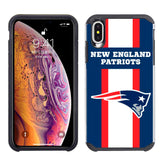 Iphone Xs Max Licensed Team Case GW Stripe NFL New England Patriots