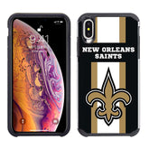 Iphone Xs Max Licensed Team Case GW Stripe NFL New Orleans Saints