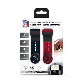 Prime Brands Car Vent Mount NFL Houston Texans - Dual Pack