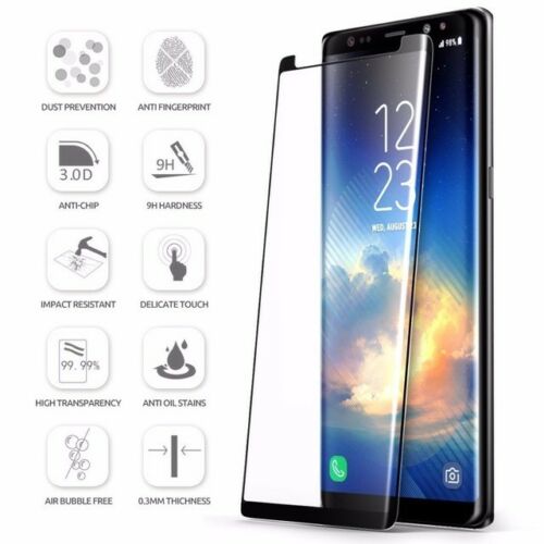 Samsung Note 8 Full Edge Clear Tempered Glass Screen Protector (2.5D)