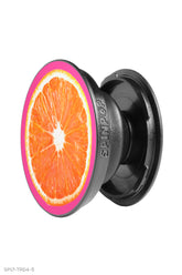 Spin Pop: Expanding Stand and Grip for Smartphones and Tablets - Orange Slices