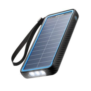 Solar Charger 10,000Mah Black