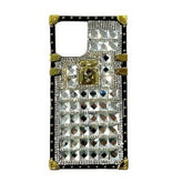 Iphone 12 / 12Pro ( 6.1 Inch) Block Diamond Case Silver