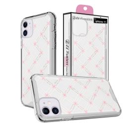 Iphone 11 (6.1Inch) Design Case with Diamonds White