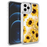 Iphone 11 (6.1 Inch) Waterfloating Design Case with Sunflowers