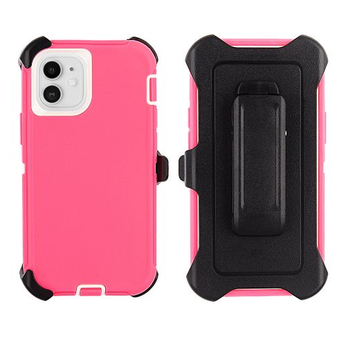 Iphone 13Pro (6.1 Inch) Construction Case Pink White