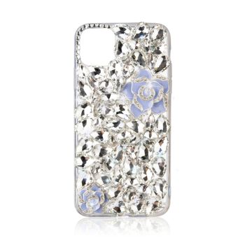 Iphone 13Pro Max (6.7Inch) Big Diamond Case with Roses Blue